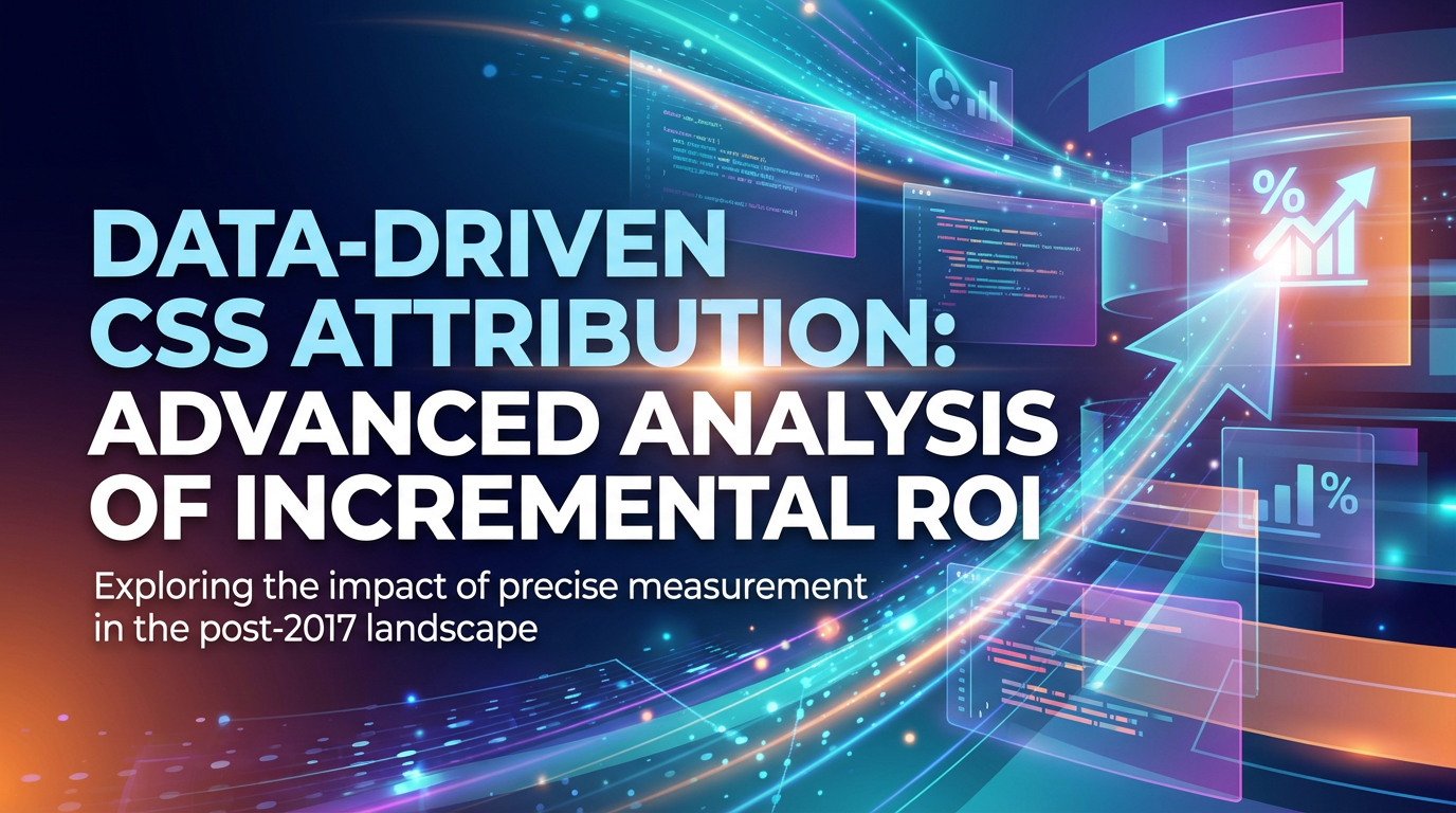 Data-Driven CSS Attribution: Advanced Analysis of Incremental ROI