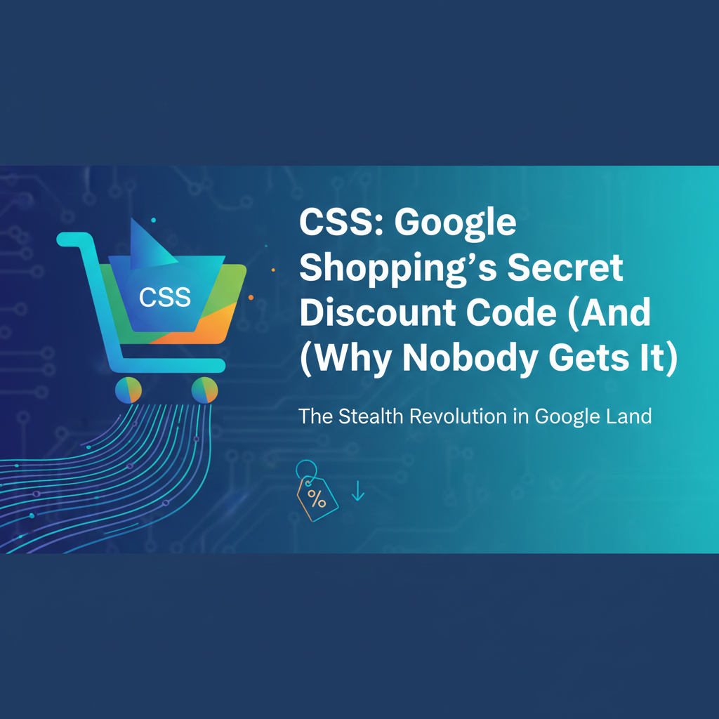 CSS: De geheime kortingscode van Google Shopping (en waarom niemand het begrijpt)
