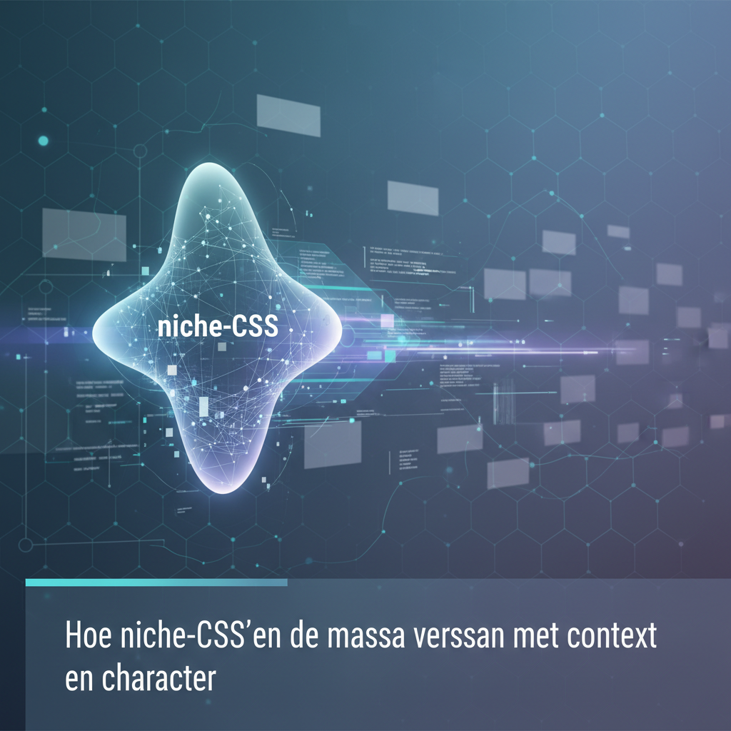 Hoe niche-CSS'en de massa verslaan met context en karakter