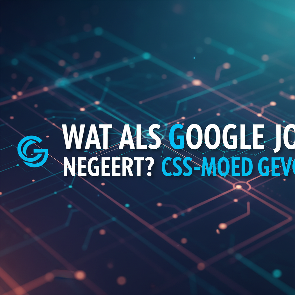 Wat als Google Jou Negeert? CSS-moed gevraagd in het Tijdperk van AI-tunnels